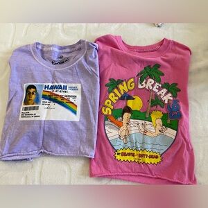 LOT 2 Crop Tees